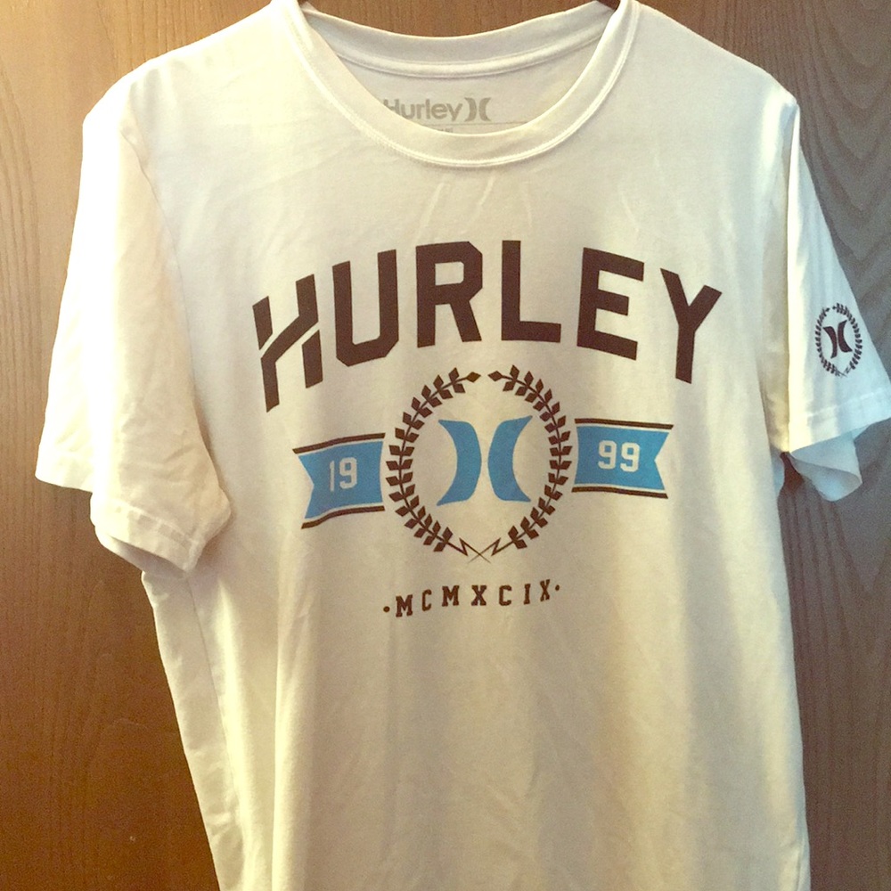 White Hurley tee